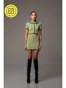 SOTBELLA - Sage Green Button Up Co-Ord (Set of 2)