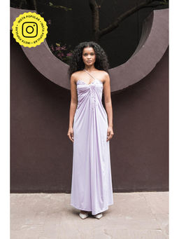 SOTBELLA - Lavender Draped Gown
