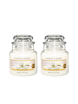 Yankee Candle - Classic Jar Fluffy Towels Scented Candles (Pack of 2)