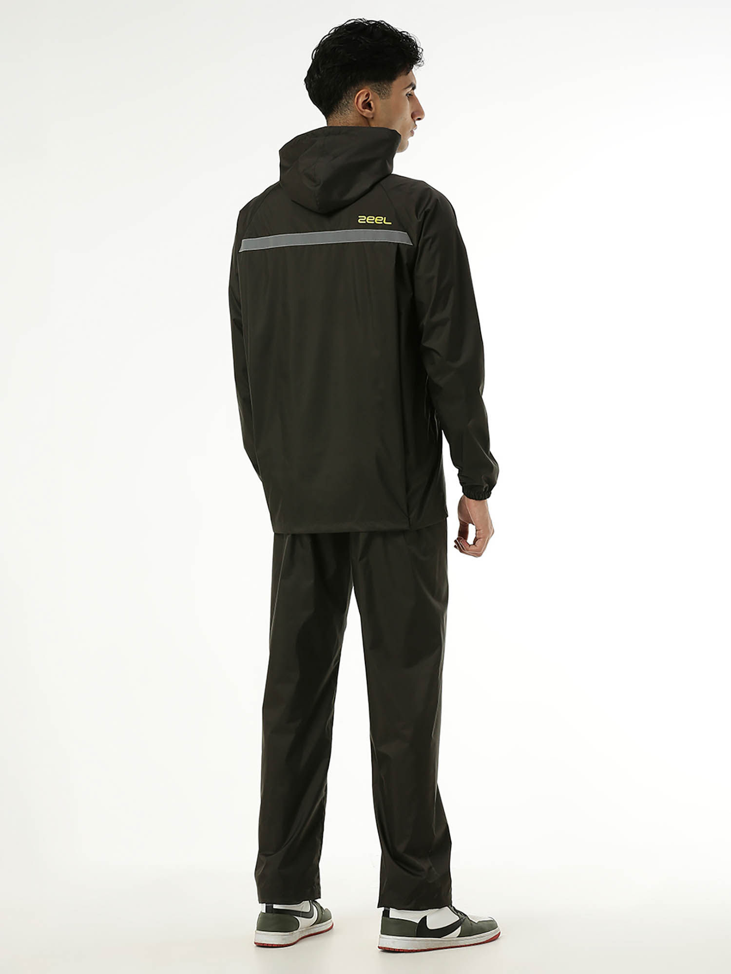 Buy ZEEL The Ultimate Backpack-Friendly Olive Raincoat with Pant