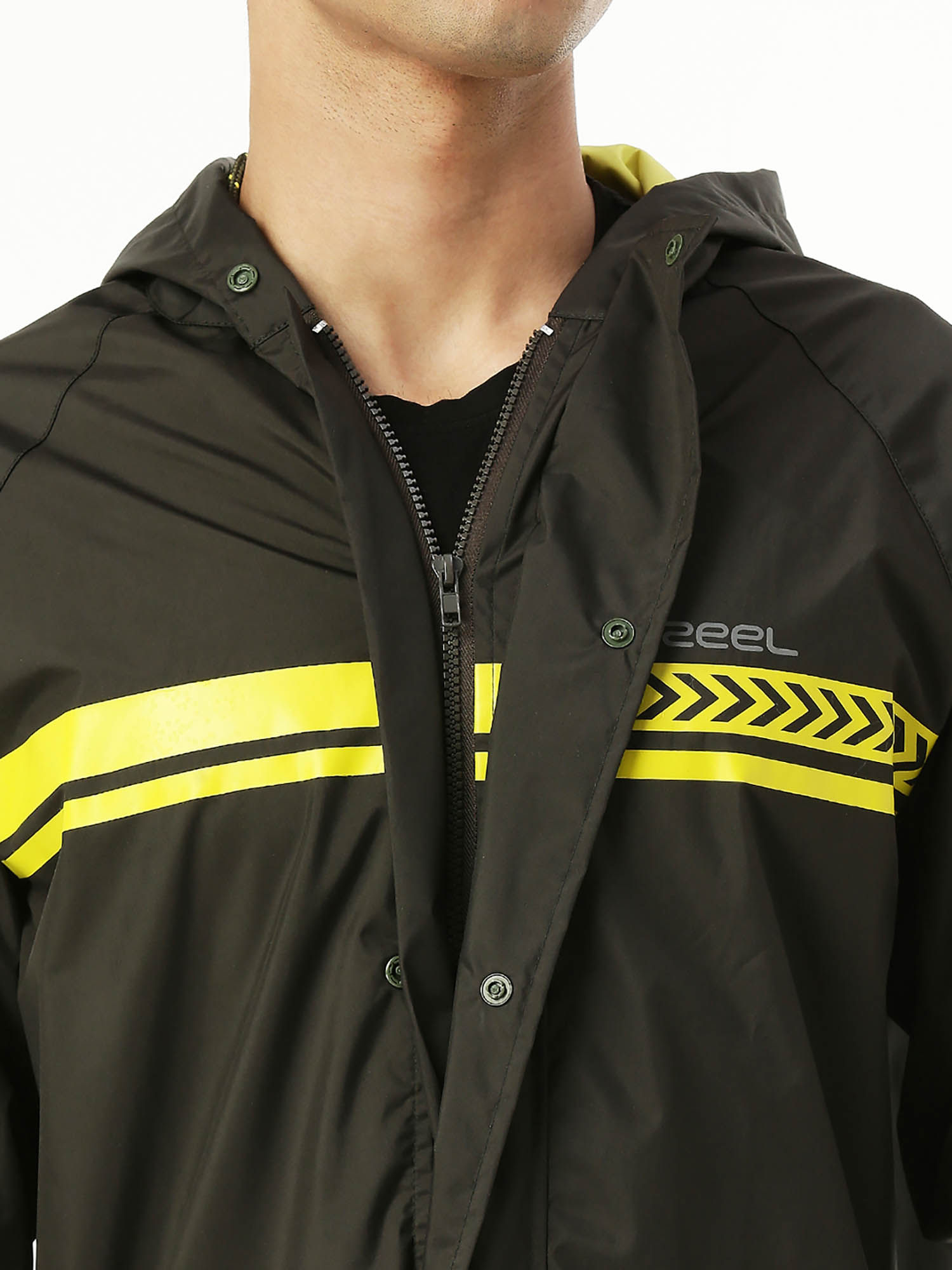Buy ZEEL The Ultimate Backpack-Friendly Olive Raincoat with Pant