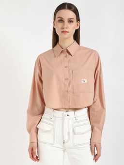 Calvin Klein - Solid Regular Fit Cotton Shirt