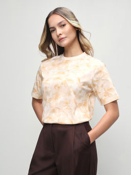 U.S. POLO ASSN. - Women Floral Printed Regular Fit T-Shirt