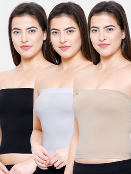 FashionRack - Women Comfort Slips & Camisoles Multi-Color (Pack of 3)