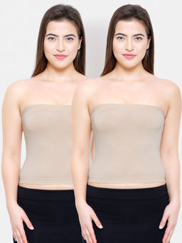 FashionRack - Women Comfort Slips & Camisoles Beige (Pack of 2)
