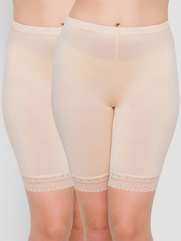 FashionRack - Women Assorted Boyshorts Beige (Pack of 2)