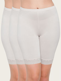 FashionRack - Women Assorted Boyshorts White (Pack of 3)