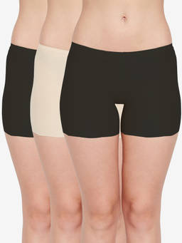 FashionRack - Women Assorted Boyshorts Multi-color (Pack of 3)