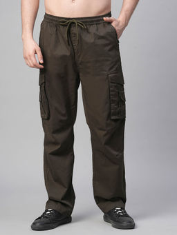 PRONK - Men Utility Cargo - Olive Green