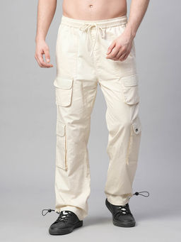PRONK - Men Utility Cargo - Off White