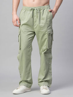PRONK - Men Utility Cargo - Mint Green