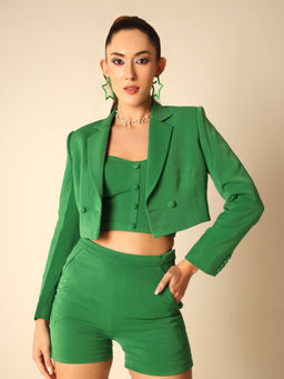VOLCAPE - Green Caroline Blazer