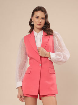 VOLCAPE - Coral Shea Blazer