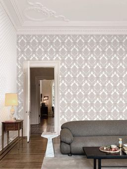 Excel - Windsor Vittorio In White Grey Damask