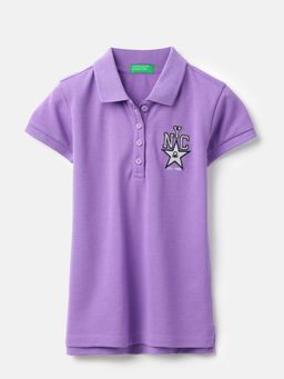 United Colors of Benetton - Applique New York Pique Polo T-Shirt