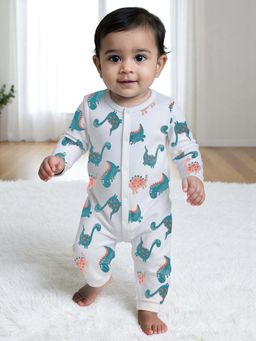 Nuego - Boys Off White Animal Print Full Sleeve Bodysuit