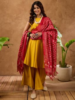 InWeave - Red Booti Dupatta