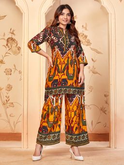 Ekta Textiles - Multicolor Printed Rayon Co-Ord Set