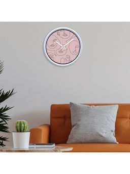 HomeTown - Momento Plastic Promo Wall Clock In Pink