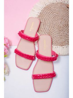Toprico - Candy Chain Braided Pink Flat