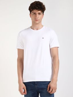 Tommy Hilfiger - Men White Solid Casual T-Shirt