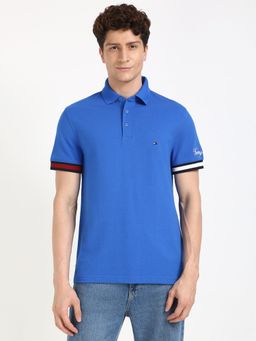 Tommy Hilfiger - Men Blue Solid Casual T-Shirt