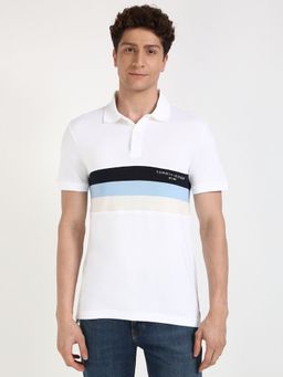 Tommy Hilfiger - Men White Solid Casual T-Shirt