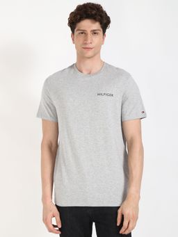 Tommy Hilfiger - Men Grey Graphic Casual T-Shirt