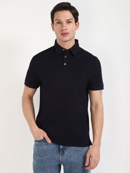 Tommy Hilfiger - Men Dark Navy Blue Casual Polo T-Shirt