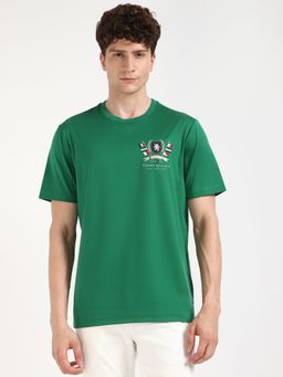 Tommy Hilfiger - Men Green Embroidered Casual T-Shirt
