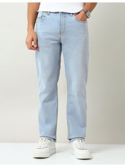 AD By Arvind - Light Blue Mid Rise Comfort Slim Fit Jeans