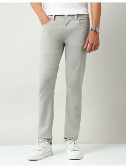 AD By Arvind - Mid Rise Comfort Slim Fit Grey Jeans