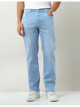 AD By Arvind - Mid Rise Light Blue Slim Fit Jeans