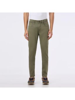 Pepe Jeans - Men Olive Mid Rise Slim Fit Gymindigo Jeans