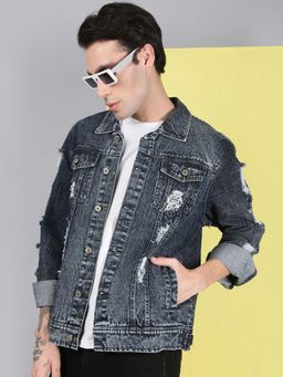Voxati - Grey Men's Denim Jacket