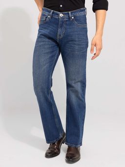 Snitch - Spunky Dark Blue Bootcut Jeans
