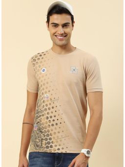 Monte Carlo - Mens Half Sleeves T-shirt - Beige