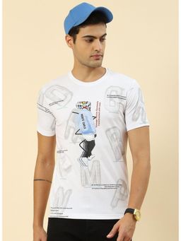 Monte Carlo - Mens Half Sleeves T-shirt - White
