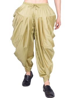 SHIWAM ETHNIX - Men Kolkata Inspiration Light Green Solid Peshwari Dhoti