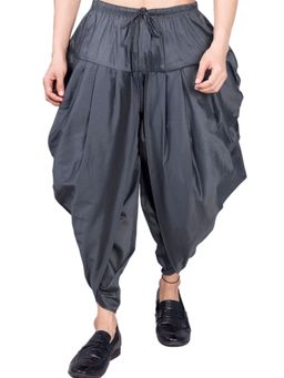 SHIWAM ETHNIX - Men Kolkata Inspiration Grey Solid Peshwari Dhoti