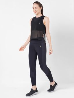 BODD ACTIVE - Black Sheer Tank with Tights (Set of 2)
