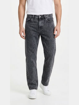 DESIGN ELEMENTS - Grey Cotton Light Fade Solid Jeans