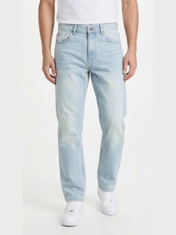 DESIGN ELEMENTS - Blue Cotton Light Fade Solid Jeans
