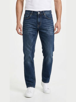 DESIGN ELEMENTS - Blue Cotton Light Fade Solid Jeans