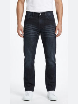DESIGN ELEMENTS - Black Cotton Light Fade Solid Jeans