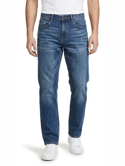 DESIGN ELEMENTS - Blue Cotton Light Fade Solid Jeans