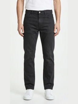 DESIGN ELEMENTS - Black Cotton Light Fade Solid Jeans