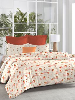 MYTRIDENT - Atulaya Bharat 1 Bedsheet with 2 Pillow Covers Cotton 144 TC-Kai Po Che (King)