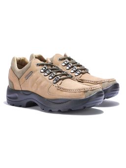 WOODLAND - Men Khaki Nubuck Sneakers