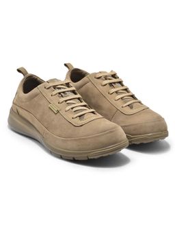 WOODLAND - Men Khaki Nubuck Sneakers